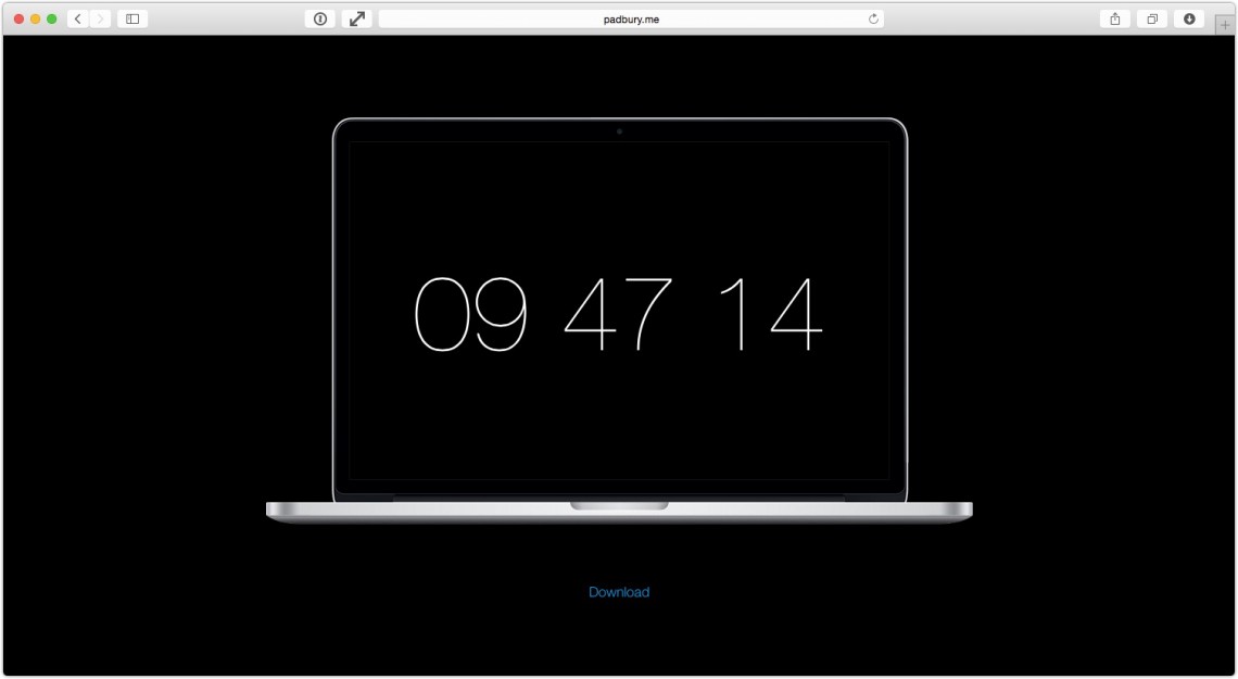 Padbury Clock — A Screen Saver for OS X mwender