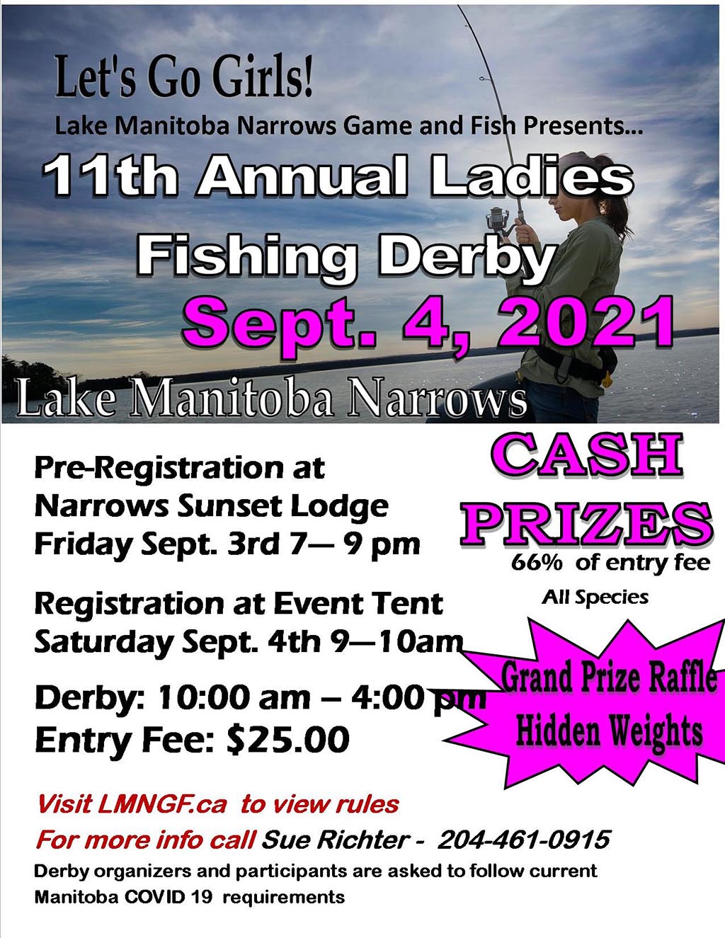 Let’s GO GIRLS 11th Annual Ladies Fishing Derby! Manitoba Wildlife