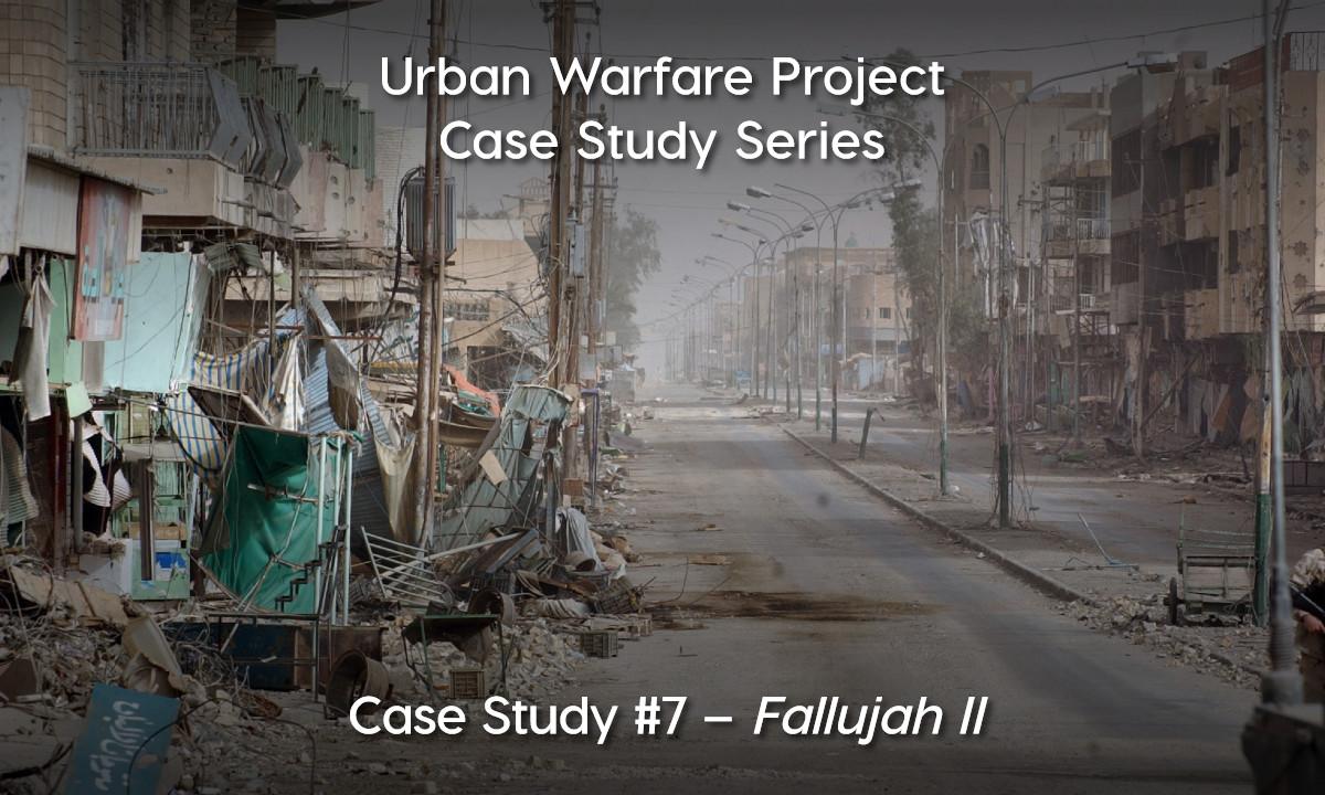 Urban Warfare Case Study 7 Second Battle of Fallujah Modern War