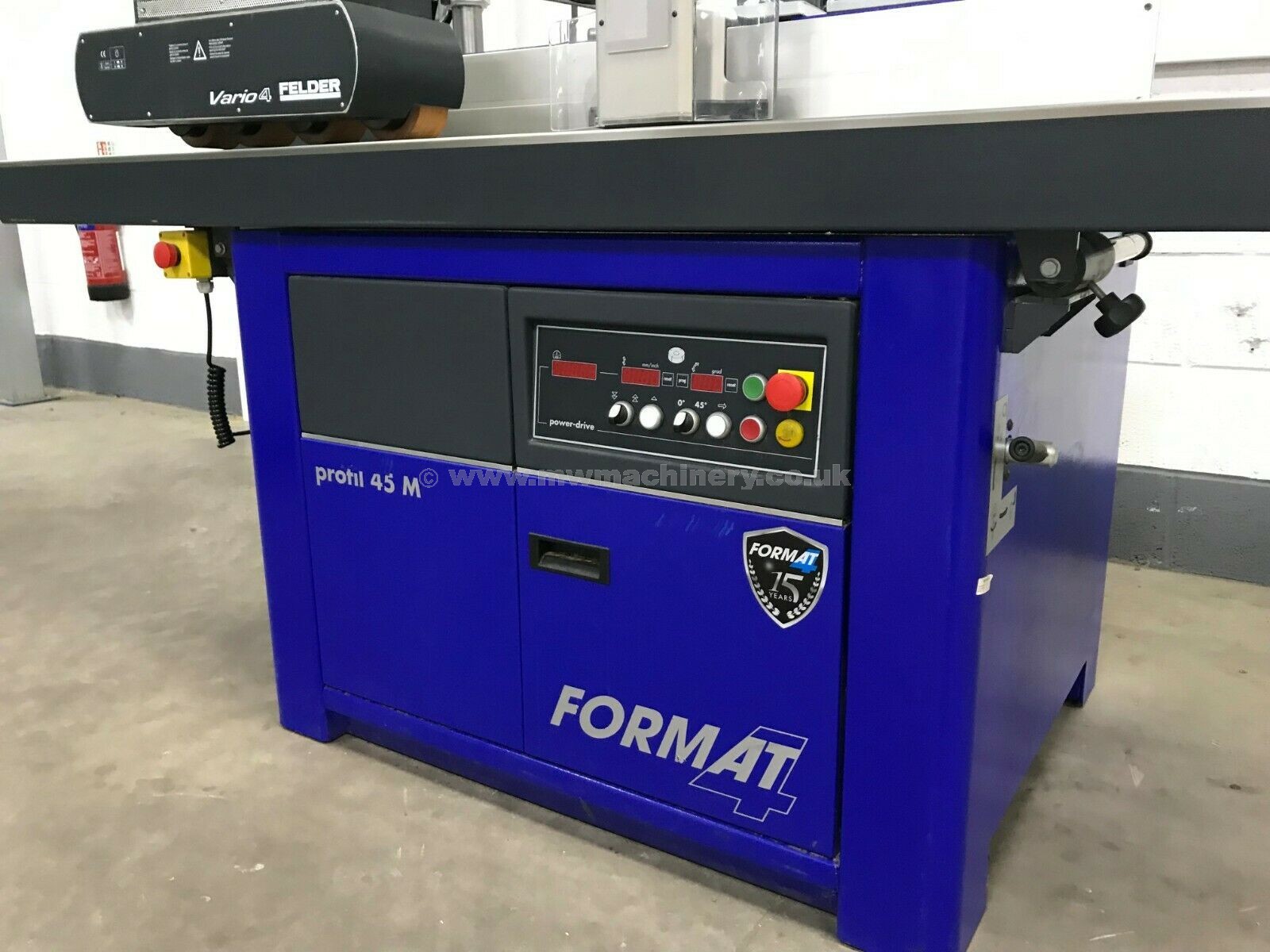 Felder Format 4 Profil 45 M Spindle Moulder Markfield Woodworking