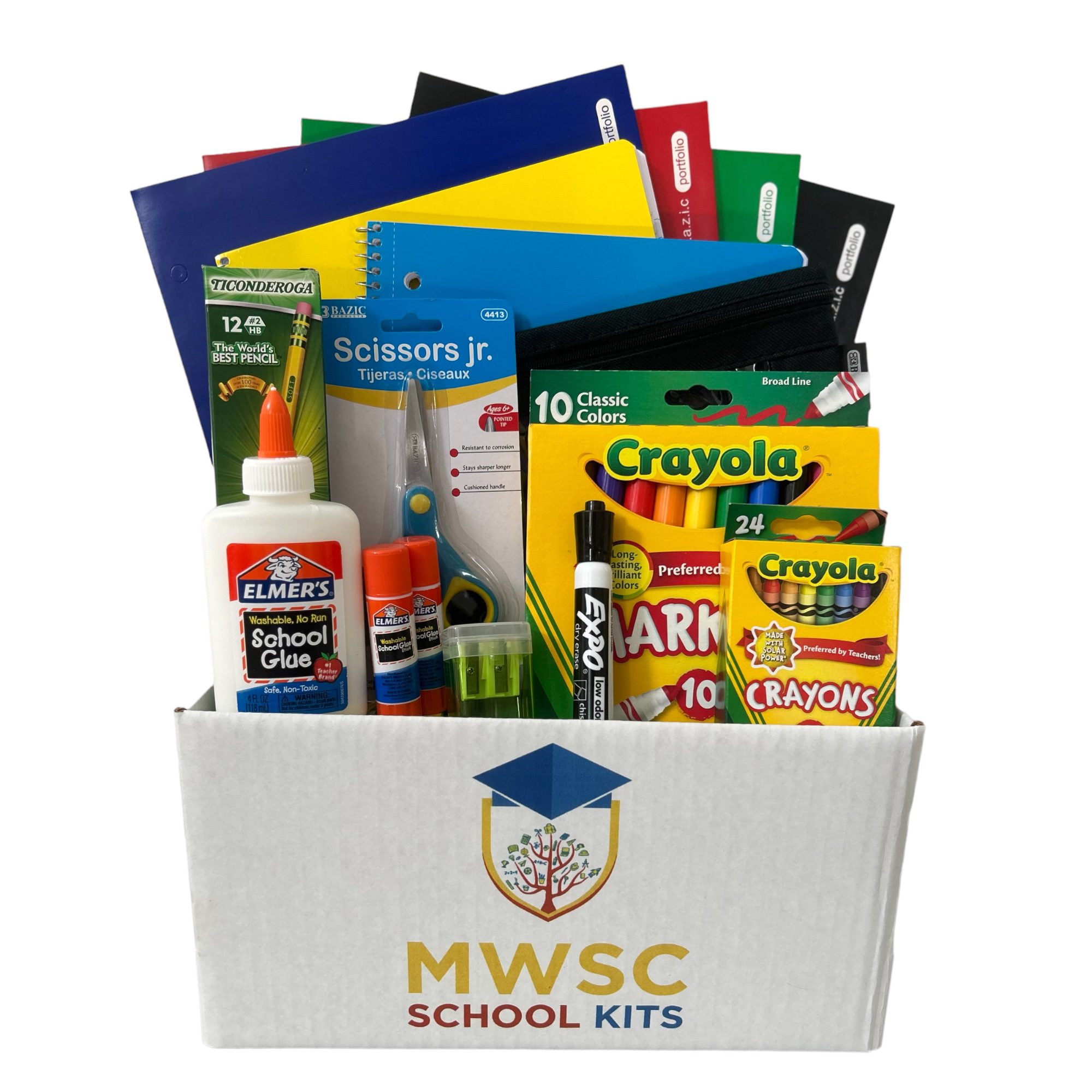 MWSC Elementary School Supply Kit Grades 14 Midwest Supply Central