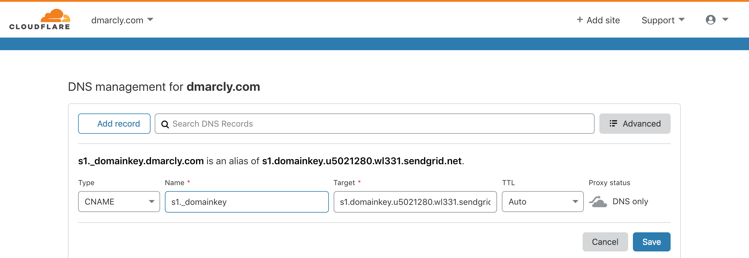 How to Add DKIM Record in CloudFlare CloudFlare DKIM Setup Guide DMARCLY