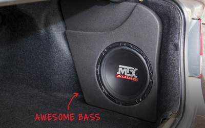 Honda Civic 2006-2012 ThunderForm Custom Subwoofer Enclosure MTX Audio