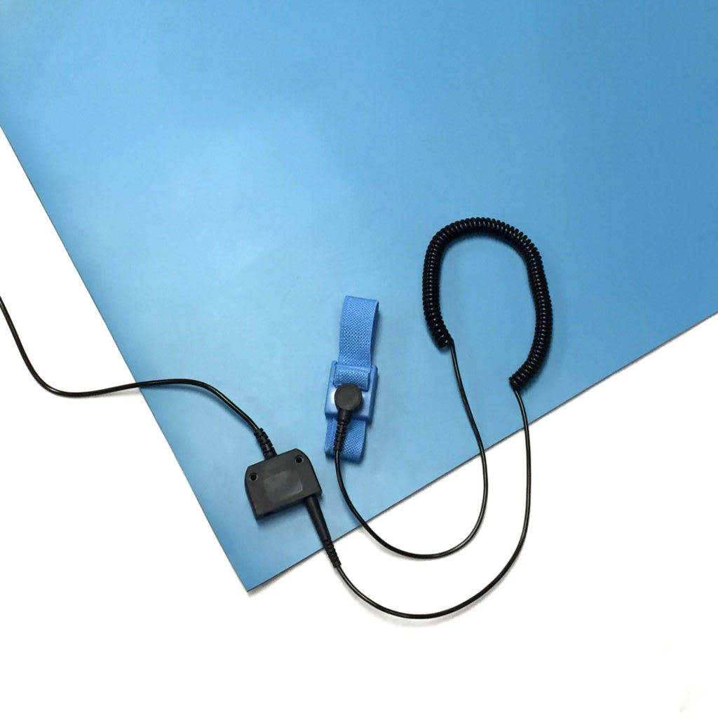 ESD Table Mat Kits Wrist Strap, Mat and Ground Cord Productos de