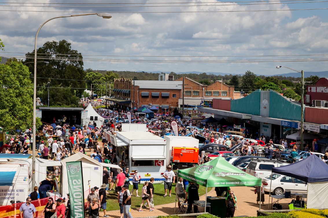 Run to Kurri Kurri Nostalgia Festival MX5 Club of NSW