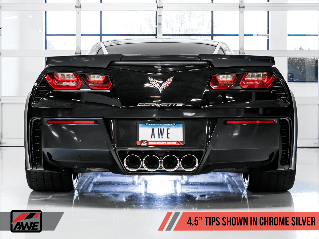 AWE Touring Edition Valveback Exhaust for C7 Corvette with AFM Valves