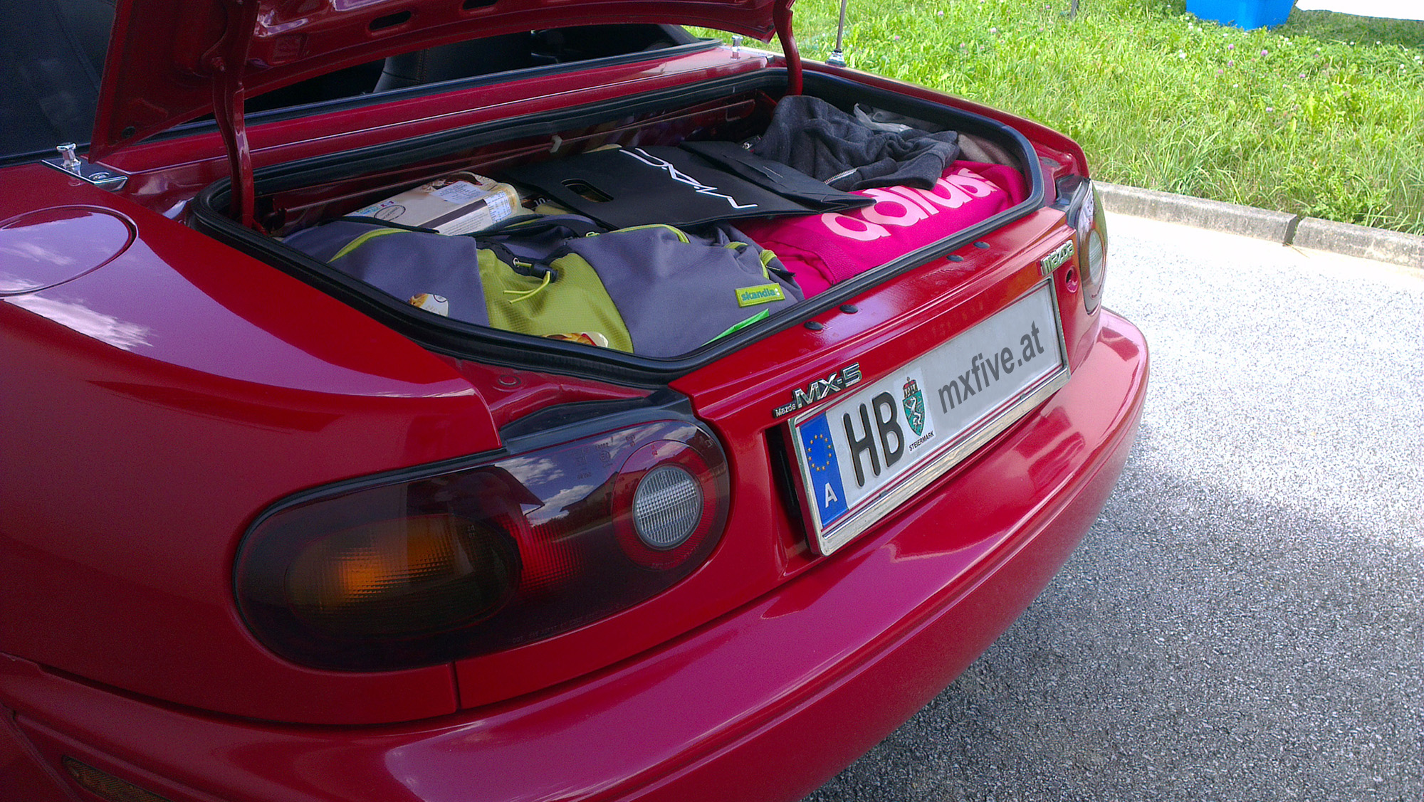 MX5 Gepäckträger mxfive.at Alles über den Mazda MX5