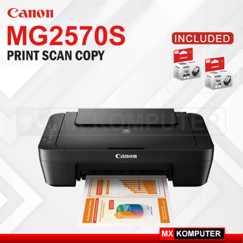 Printer Canon MG2570S Print Scan Copy MX Komputer Jogja