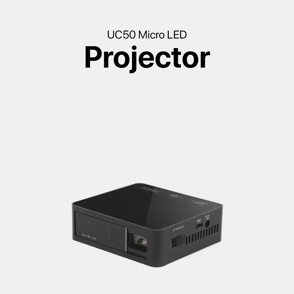 UC50 Micro LED Projector Black Memoxpress Online