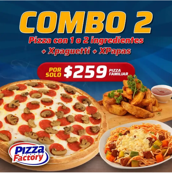 Pizza Xtreme Factory Menú México Tarifas Vigentes 2024
