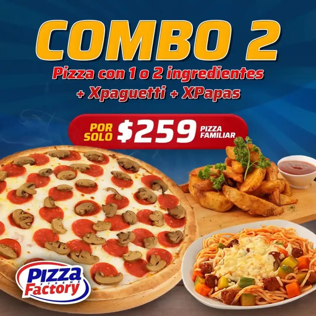 Pizza Xtreme Factory Menú Precios México Actualizado (septiembre 2024)