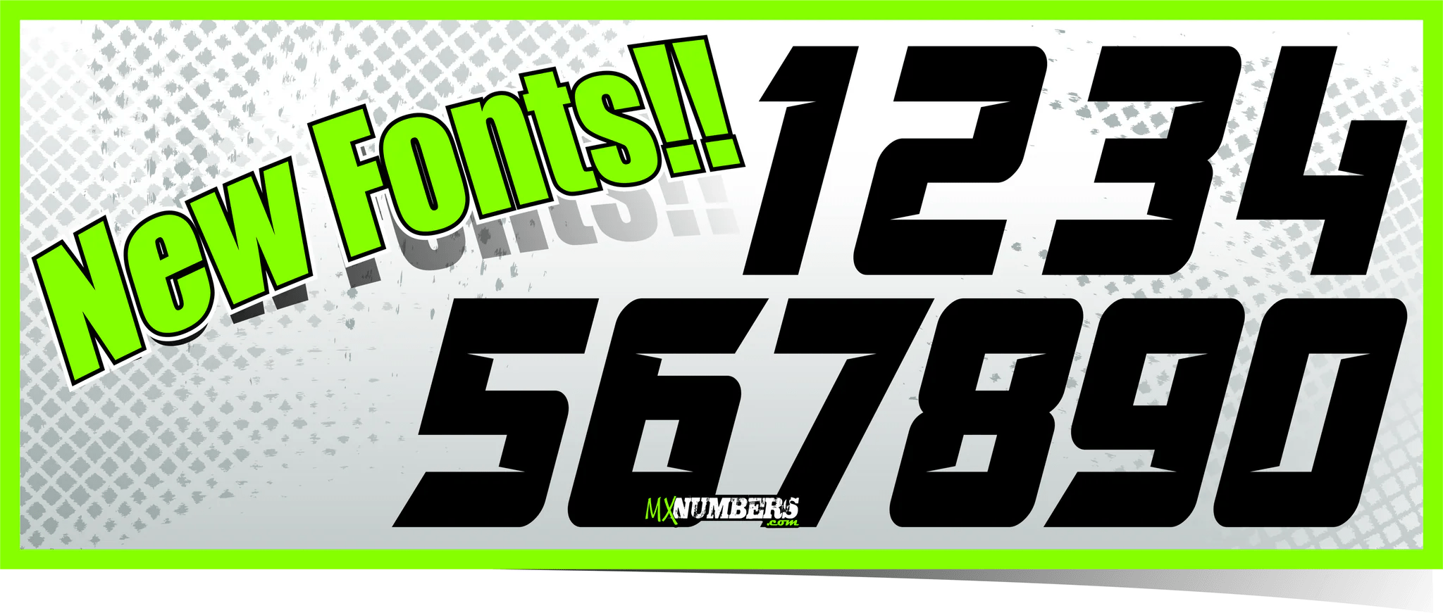 MxNumbers Dirtbike, ATV & Kart Vinyl Race Number Graphics