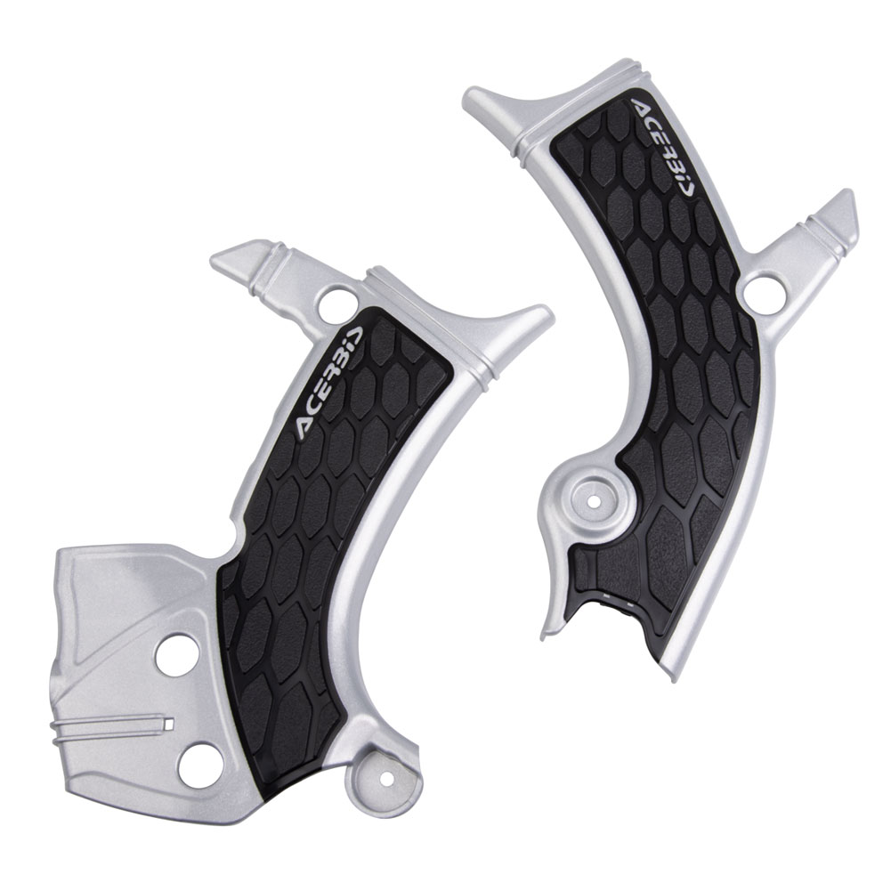 Acerbis XGrip Frame Guards Silver/Black Fits Yamaha WR250F 2020 eBay
