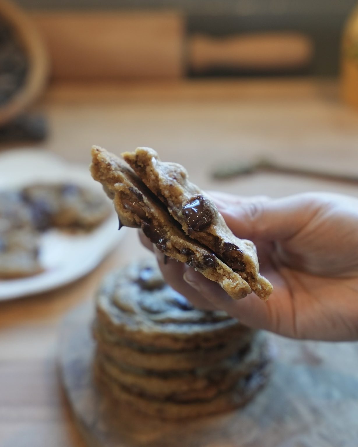 Tahini Brown Butter Chocolate Chip Cookies Mariyum