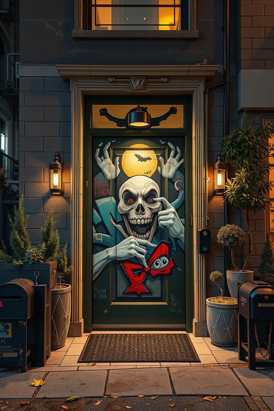 64 Unique Halloween Door Decorations 2025 Modern Spooky Ideas