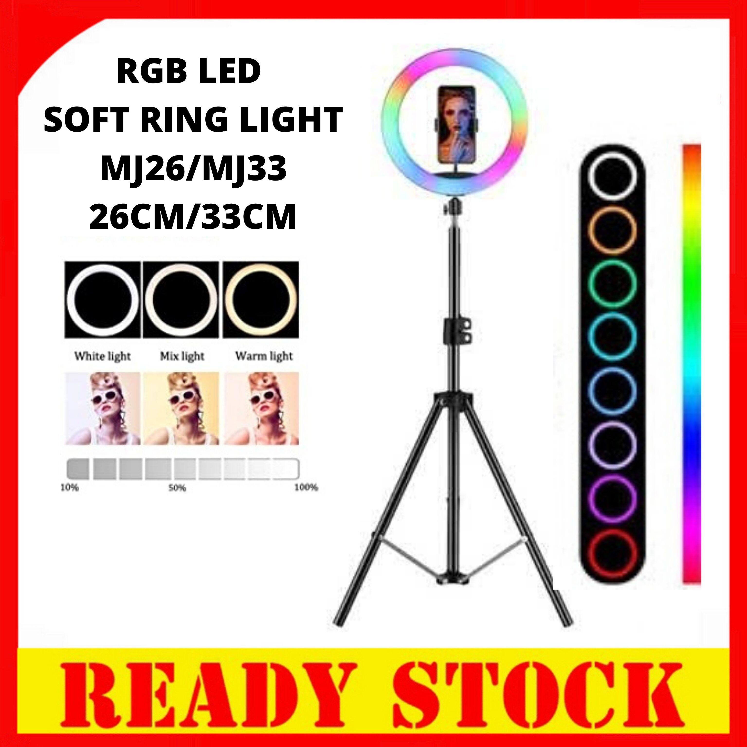 RGB LED SOFT RING LIGHT MJ33 Dslr Zone