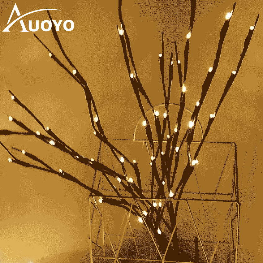 Auoyo Led Lights Tree Branch Light New Year christmas lights