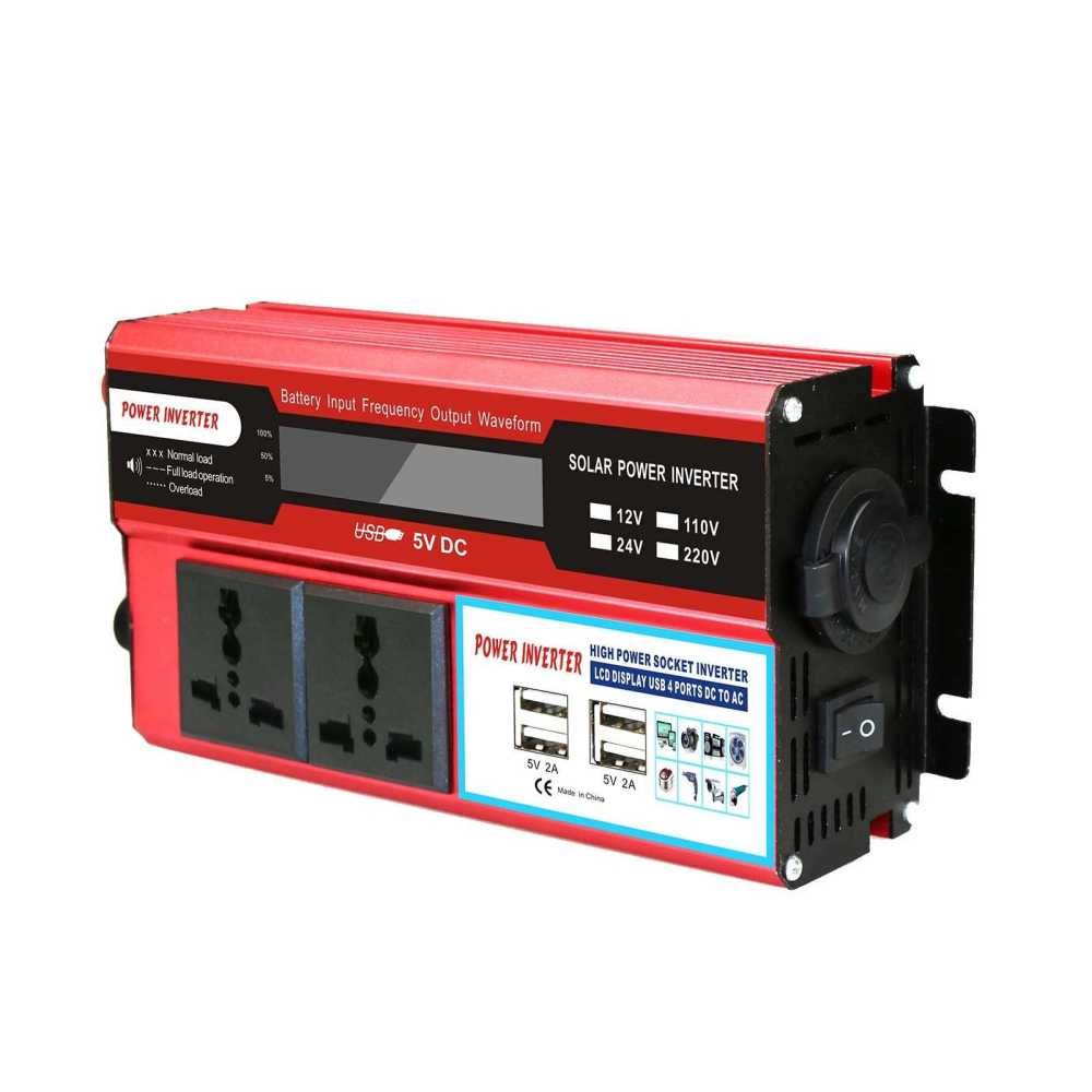 Power Inverter Vehicle Power Converter Universal Modified Sine Wave