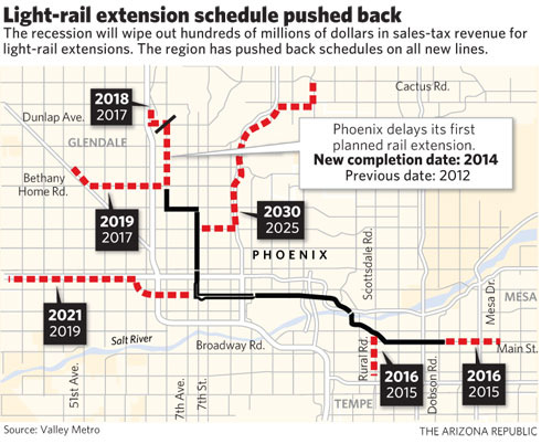 Phoenix Light Rail Expansion Map My Stuff
