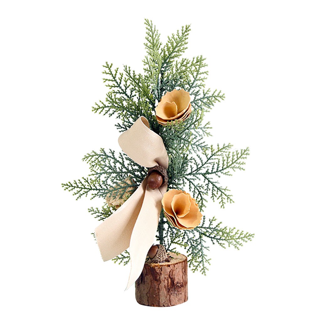 Small Christmas Tree Delivery Cash On Delivery Wooden Pet Multi Style Window Gift Christmas