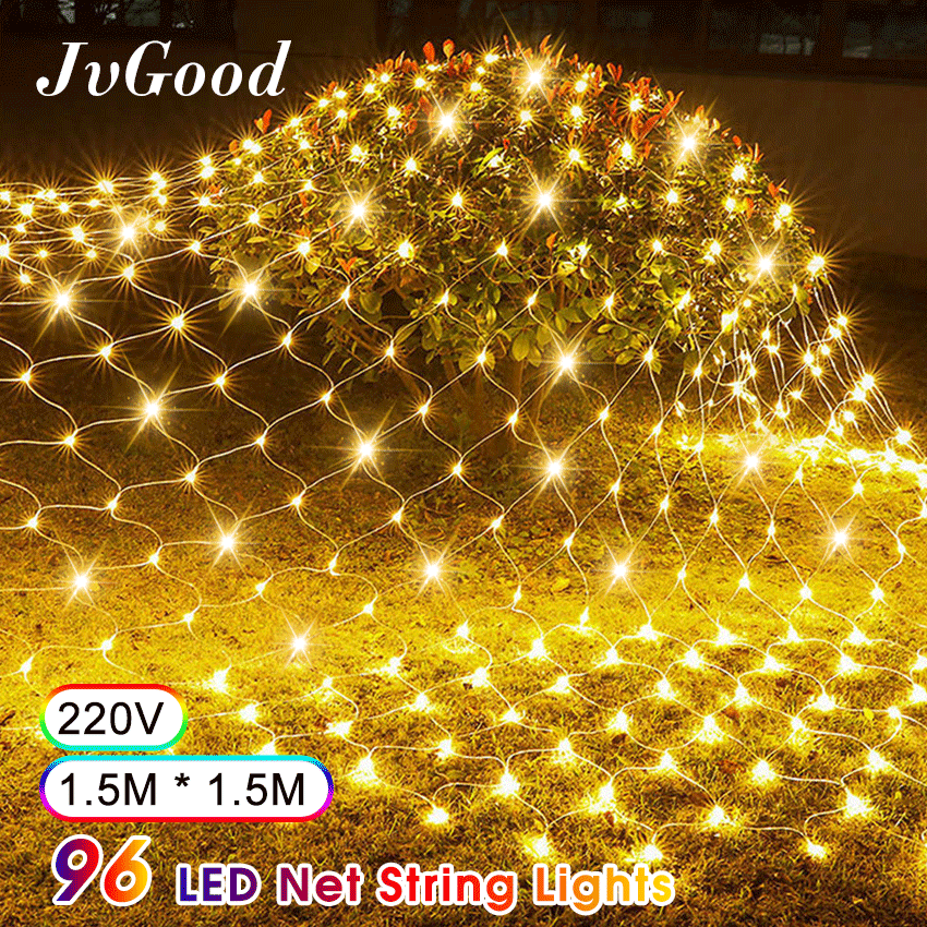 JvGood Christmas Fairy Lights Outdoor String Light Led Icicle Lighting