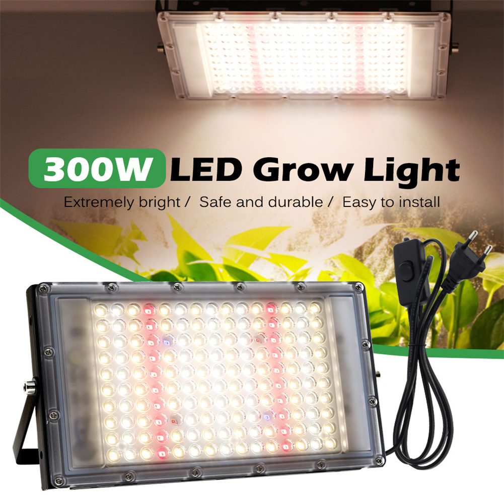 LumiParty 300w Led Grow Light Full Spectrum Energy Saving 380840nm