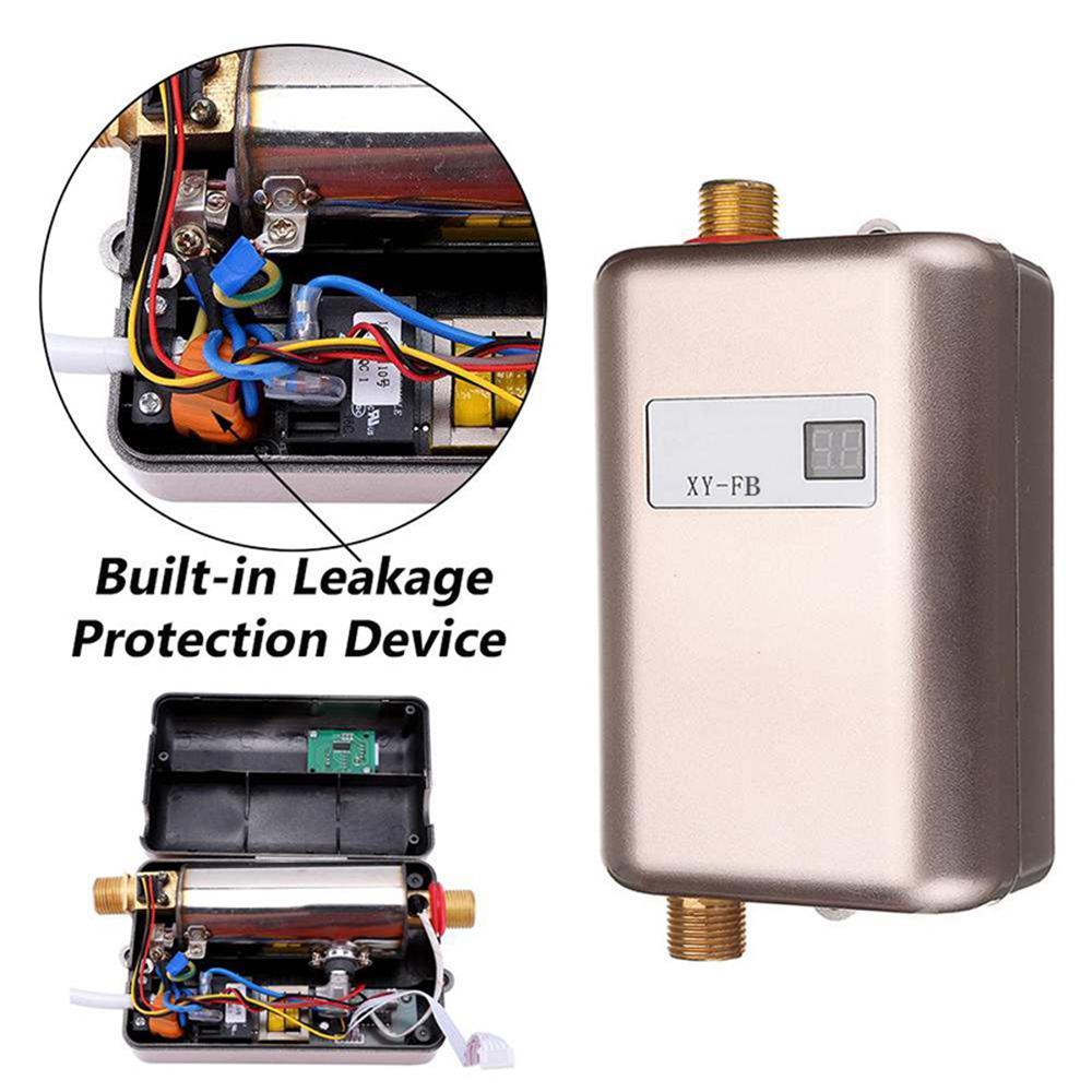 Tools & Home Improvement Water Heaters 110V 3000W Mini Tankless Instant