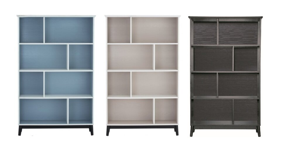 Howell Tall Bookcase (Light Grey) Arturo