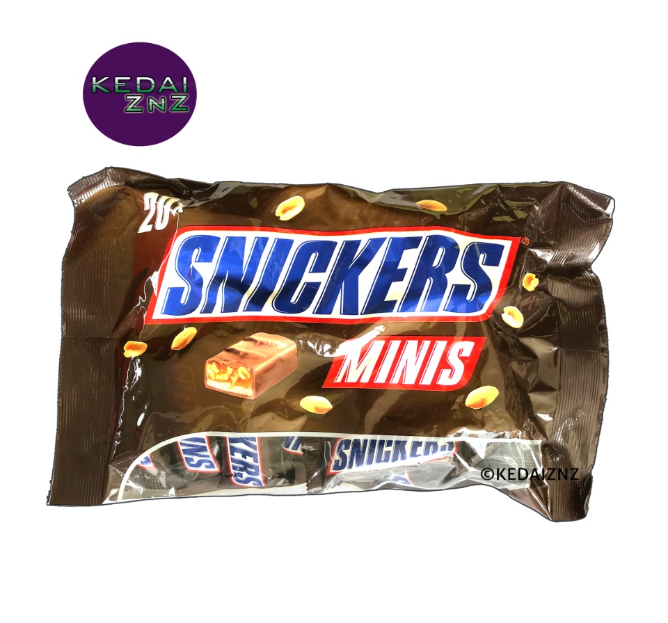 Chocolate Snickers Minis Bag 333G Coklat