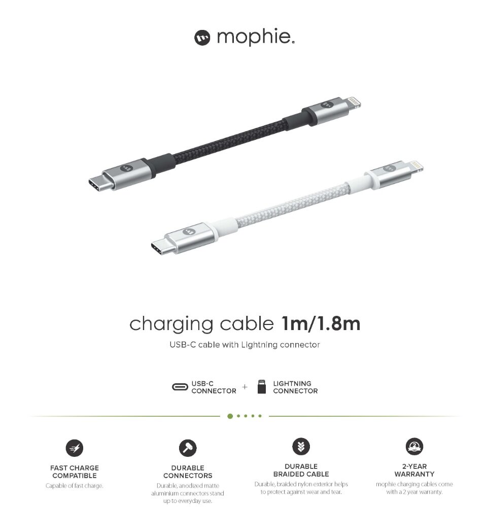 Mophie USBC to Lightning Cable (1m)