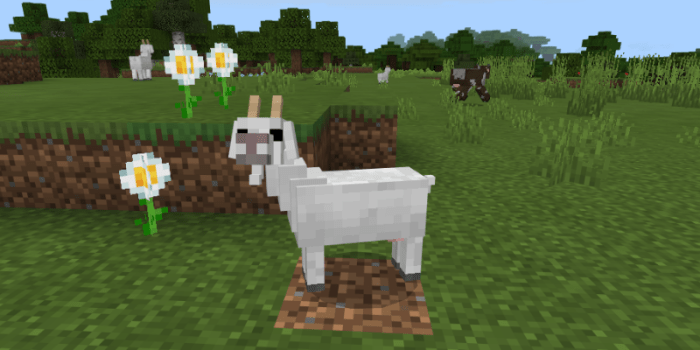 Goat Addon Minecraft PE Mods & Addons