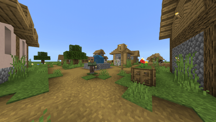 MCPE/Bedrock Village Generator Function Pack Minecraft Addons