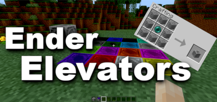 Ender Elevators Bedrock 1.16 beta [old project] Minecraft Mod