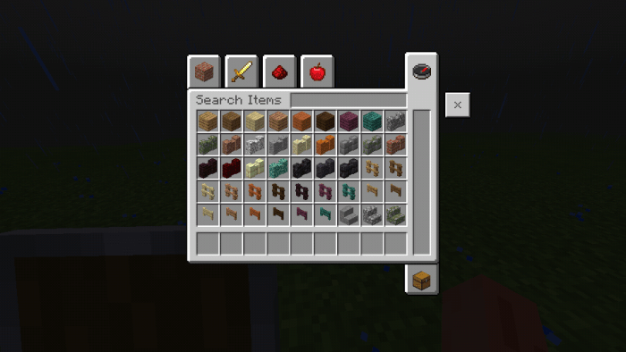 Java Inventory UI v6 New Dark Mode! Minecraft PE Texture Packs