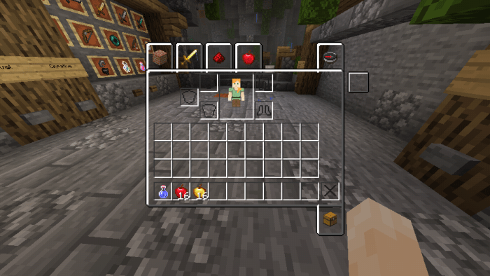 MCPE/Bedrock Clear / Clean Java Inventory UI 16×16 MCBedrock Forum