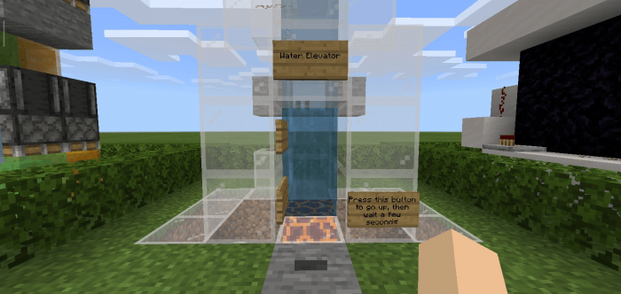 5 Redstone Elevators | Minecraft Pe Maps