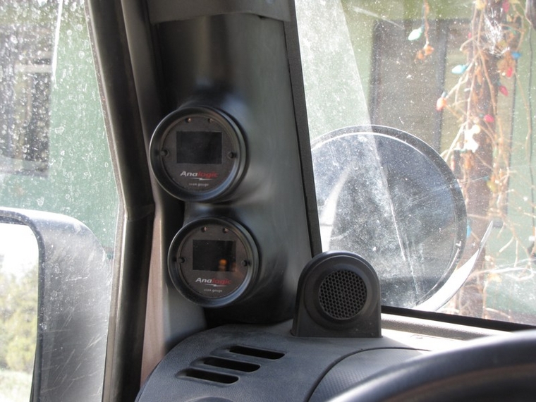 Jeep Xj A Pillar Gauge Pods Gauge Works 15220 GaugeWorks Dual Cluster Bezel for 8795