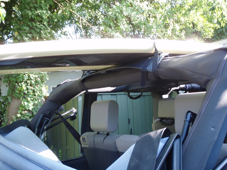 Surfboard on Jeep How to.... Pics! The top