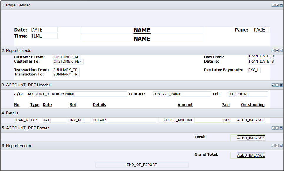 Sage Accounts Reporting in Sage Accounts