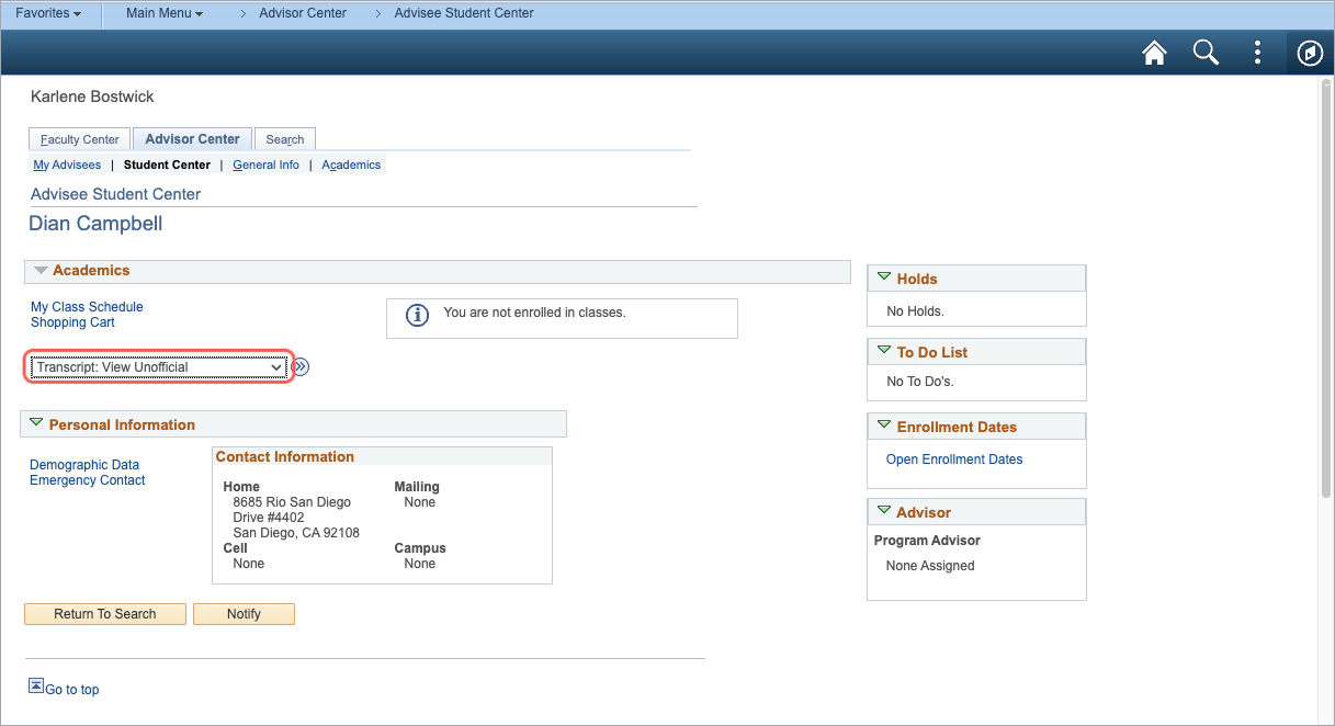 How Do I Access Unofficial Transcripts? my.SDSU