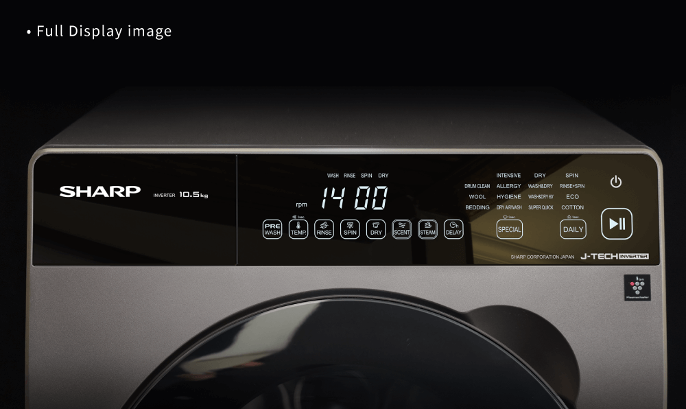Sharp Front Load Washing Machine SHARP Malaysia