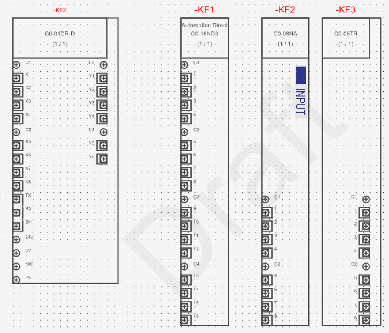 PLC IEC template SkyCAD