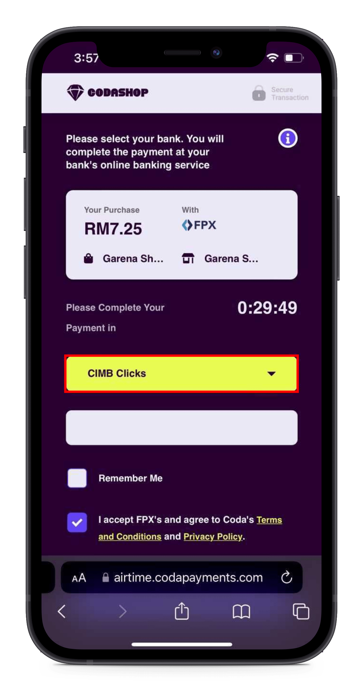 How To Make A Payment With Online Bank Transfer (FPX) CIMB Clicks