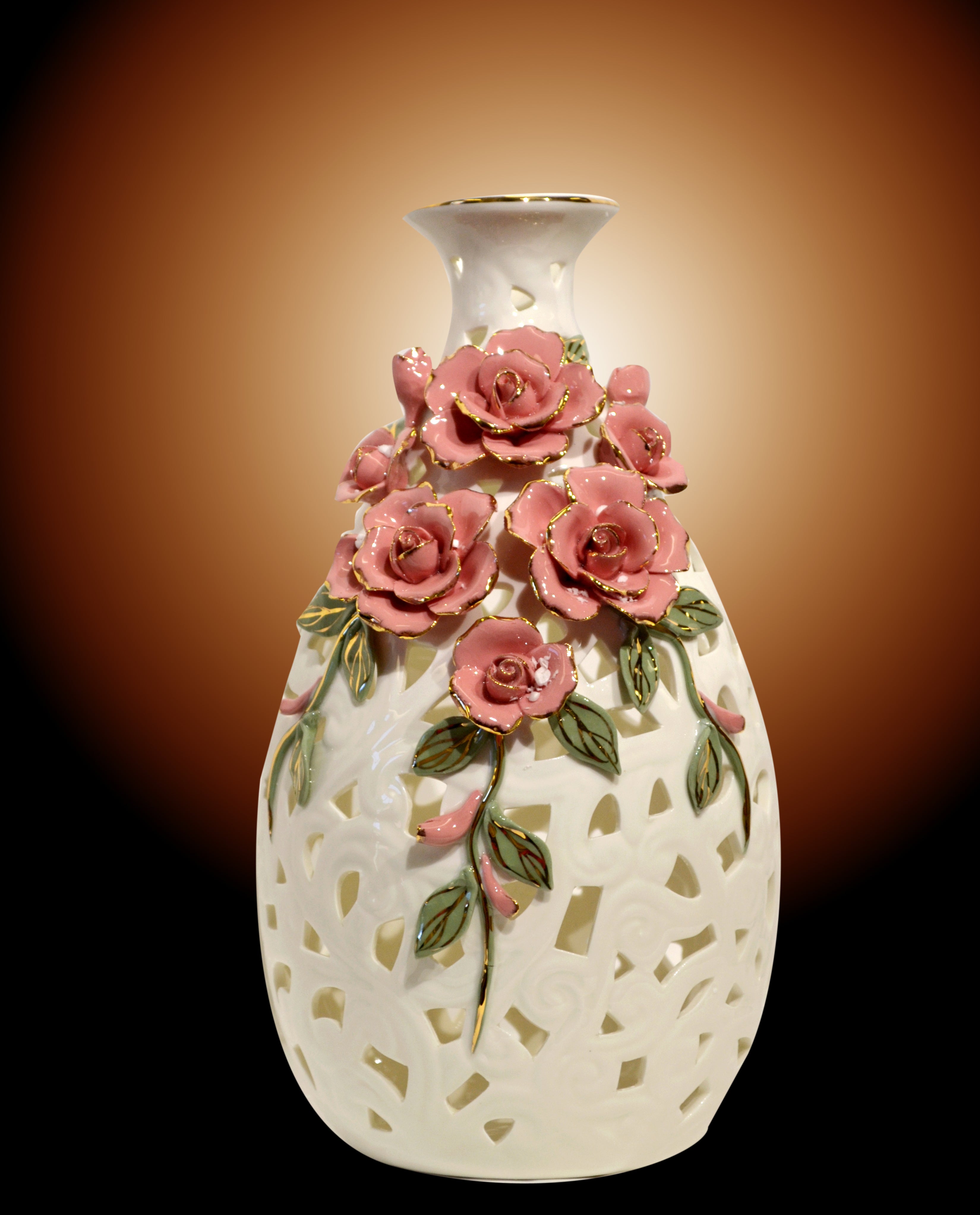 Porcelain Ceramics Flower Vase Online Furniture Store My Aashis