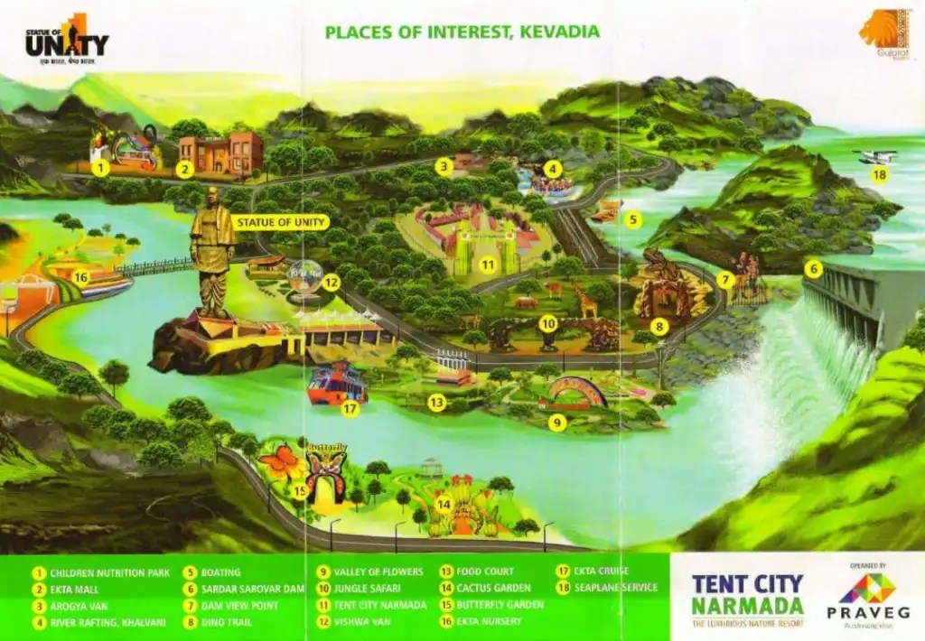 Places to see at Statue Of Unity - 10+ Places with tickets around SOU
