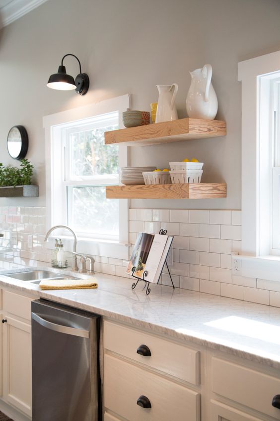 Floating Shelves To Maximize The Space In Your Kitchen Page 3 of 3