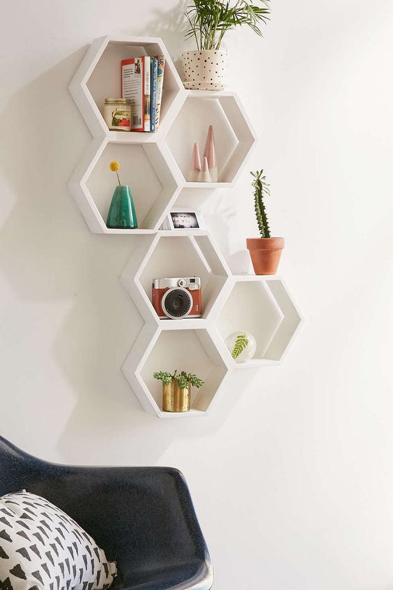 The Most Wonderful Hexagon Shelves You Have Ever Seen