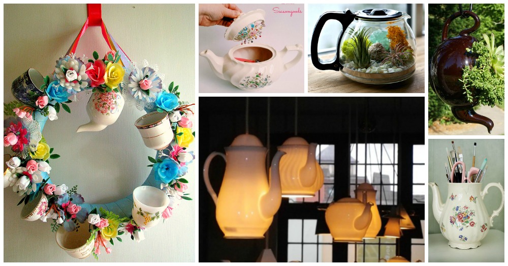 10 Brilliant Ways to Reuse Old Teapots