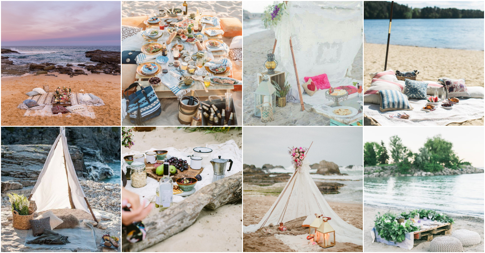The Perfect Ideas For A Romantic Beach Picnic