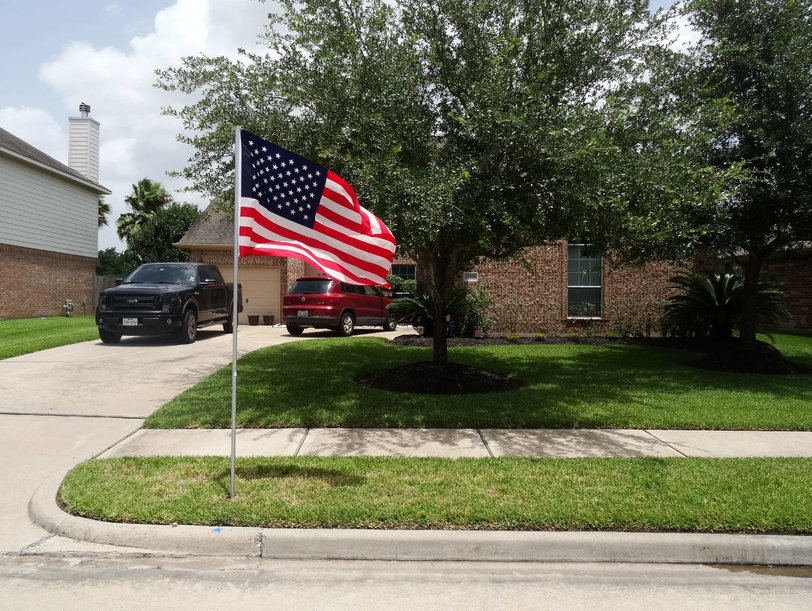 My American Flags Katy, TX Sundown